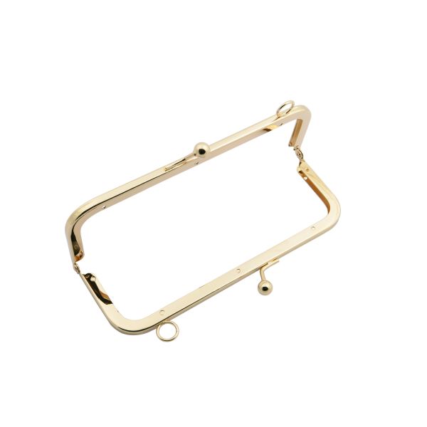 Novelty design new style metal wallet frame,light gold metal frame wallet 180