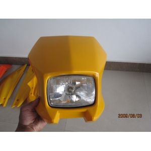 SUZUKI GXT200 MOTOCROSS Red Blue White Black Yellow ABS Front fairing Headlight