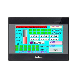 Cheap Coolmay 7 Inch HMI PLC All In One RS232 RS485 support Modbus RTU protocal Ethernet optional function plc controller programming plc with hmi touch for sale