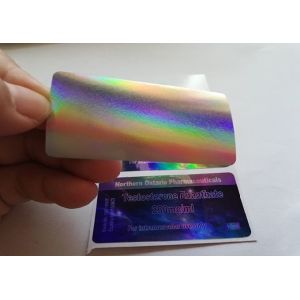 Strong Adhesive Vinyl 10ml Vial Labels For Testo E Brand Nano Labs With Laser