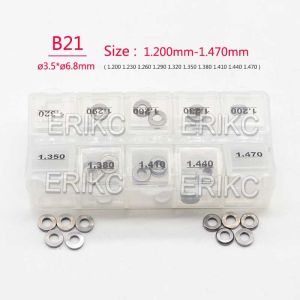 ERIKC Injector Shim B21 Common Rail Adjustment Shim Gasket Kit Size 1.20mm-1