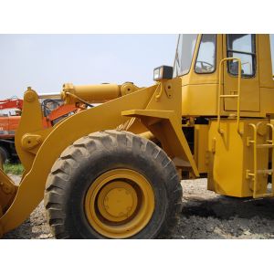 17T weight Used Caterpillar 966C Wheel Loader 3306 engine with Original paint