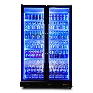 LED Cool Light Beer Beverage Liquor Drink Display Fridge For Commercial Three