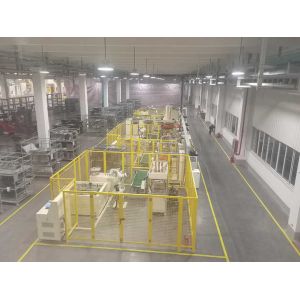 Fully automatic welding production line for stainless steel inner containers of