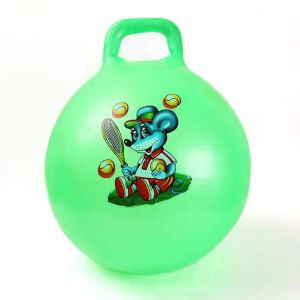 Unisex Ride Toys Kids Bouncy Hopper Jumping Inflatable Bouncer Ball