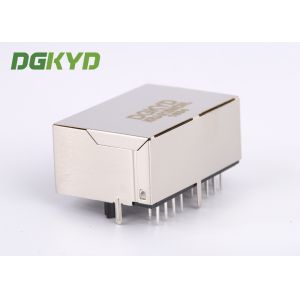 100 Megabit Dual Port RJ45 Connector With Isolation Transformer RJ45 For IP