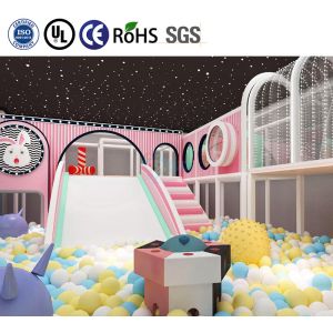 Macaron Theme Mazes Indoor Play Centre Equipment Support Customization