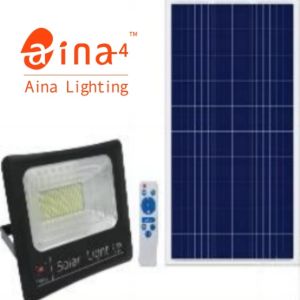 High Brightness Solar Floodlight Led 208pcs Super Large Solar Panel Remote