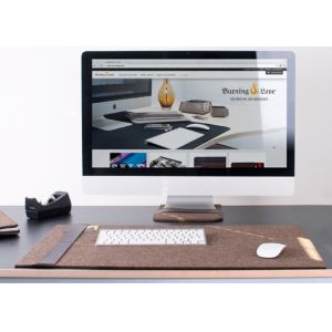 Multi Functional Office Dual Use 40*80cm Felt Mouse Mat