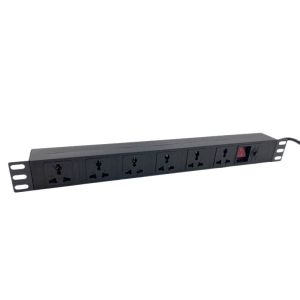 250V Network Cabinet Accessories 19 Inch UK Plug Power Distribution Unit