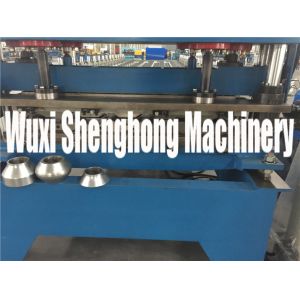 Pre-cutting Sheet Metal Cold Roll Forming Machine With Gear / Sprocket Driving
