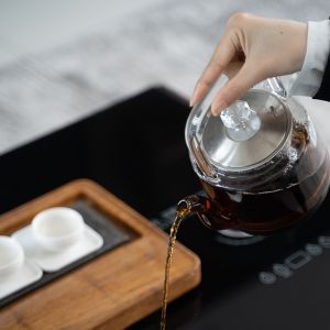 Office Building Essential Primst Refrigerator Tea Table with Drawers and