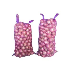 China HDPE Woven Mesh Eye Bags Polypropylene For Packaging Onion on sale