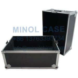 100 LP Vinyl Records Rolling Flight Case Wheels With Handle