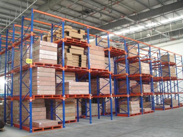 High-Density Q235B Steel Radio Shuttle Racking System for Warehouse Storage