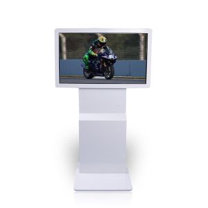 10 Points Touch Screen Display Kiosk , Ground Standing Advertising Display