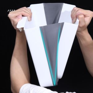 Household Wall Mounted Portable Trash Can 10L Folding Garbage Can