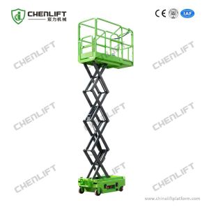 China 3m 3.9m DC Powered Mini Scissor Lift , Small Electric Scissor Lifts CE on sale