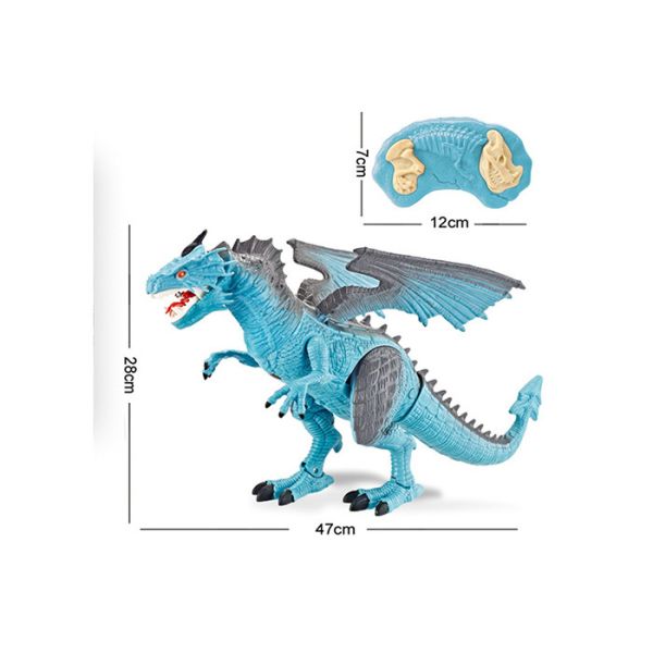 Quality Walking Dinosaur Remote Control Toys With Roar Sound / Smoke Spraying / Shake Head wholesale