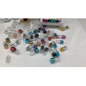 Cylindrical 13mm Mini Pill Bottles 2ml Empty Plastic Pill Capsules