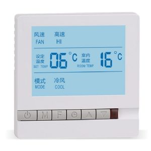 Cheap Programmable Air Conditioner Thermostat 16A Fan Coil Thermostat for sale