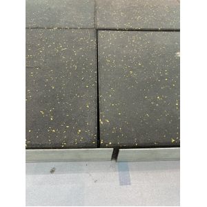 Antistatic Eco-Friendly Recycled Tyre Rubber Particles Floor Covering Tiles for