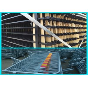 Square picket Flat Top Garrison Fence Panels 2100mm*2450mm Height 25mm Upright