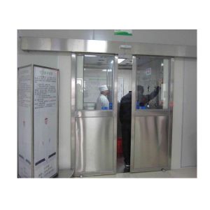 Auto Slide Door Clean Room Air Shower With Three Side Blowing Class 1000