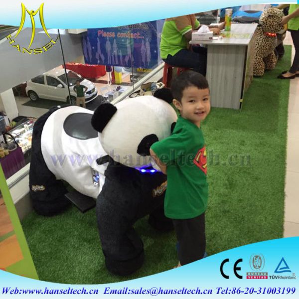 Hansel animal ride with racing games and electric scooters for mall