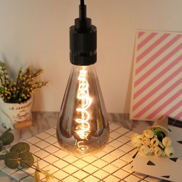 Smoky Grass Spiral Globe Filament Bulb 4w Special Shape 3 Years Warranty