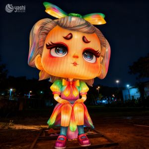 Traditional Chinese Festival Handmade Lanterns, Cartoon Character Lanterns for