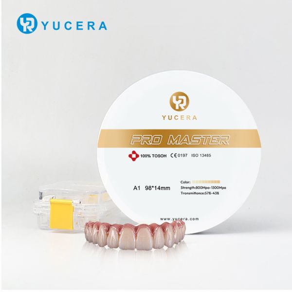 100% TOSOH Powder Yucera-ProMaster Multilayer Zirconia Block CAD CAM Dental