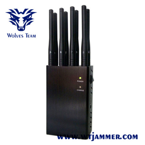 Quality 8 Antenna 20M 6W WiFi 3G 4G Mobile Phone Jammer wholesale