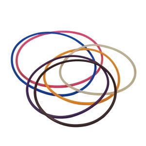 Various Industrial big and small orange blue black colorful silicone rubber o