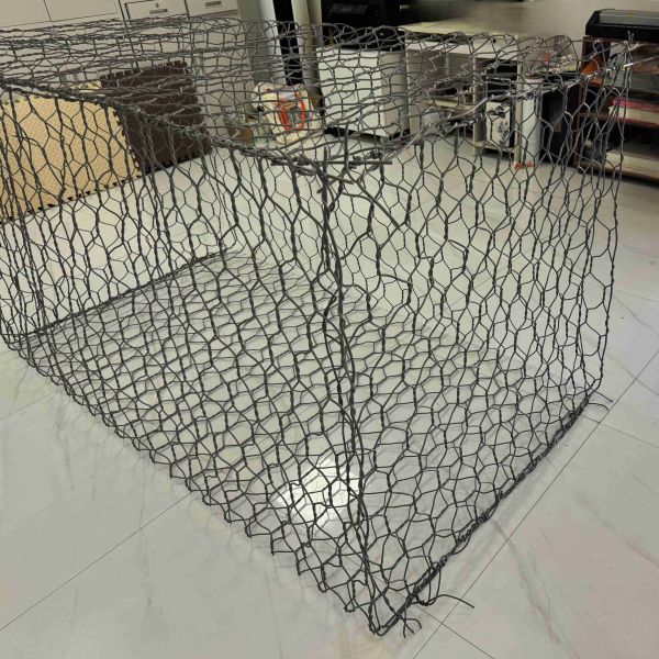 Triple Twist Low Carbon Steel Wire Gabion Basket 2*1*1m Easy to Install for