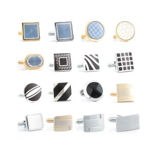 Cheap Round Silver Wedding Party Cufflinks Engraved With Initials for sale