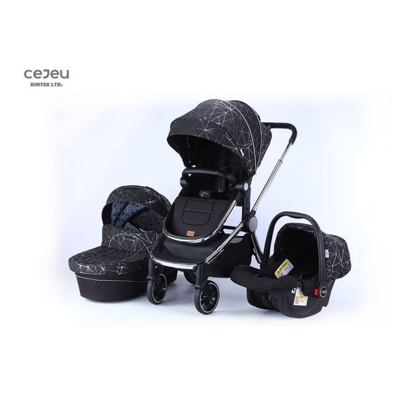 Quality Lightweight 3 In 1 Compact Folding Stroller 51*24*69CM 10.9 KG wholesale
