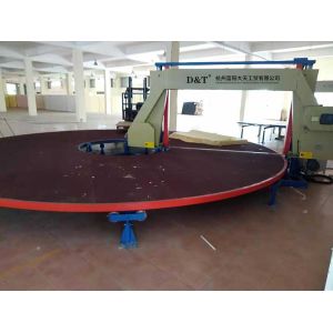 Round Table Horizontal Sponge Circle Cutting Machine Customized High Performance