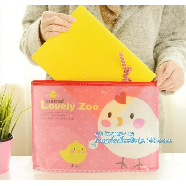 Quality resealable clear vinyl pvc silder promotional zipper bag, Pen Bag with Slider Zipper, Pencil Case, stationery package sl wholesale