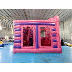 Digital Printing Inflatable Bounce House With Slides Disney Princess Inflatable