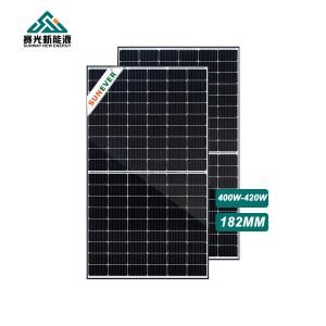 Low Iron Glass PV Solar Panels 440w Solar Cells Solar Power Panel For Custom
