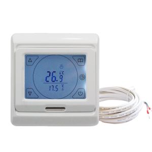 Floor Heating Touch Screen Programmable Electric Thermostat with Floor Sensor