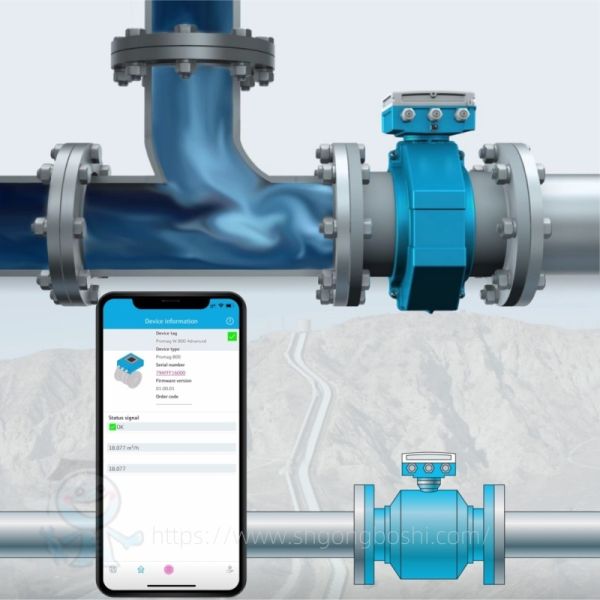 New DN25 DN900 Endress Hauser Liquid Measurement Electromagnetic Flowmeter