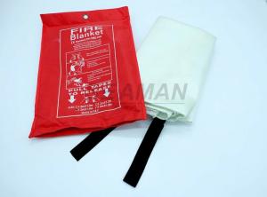 Cheap EN1869 PVC Red Bag Marine Fire Fighting Equipment Fiber Glass Fire Blanket for sale