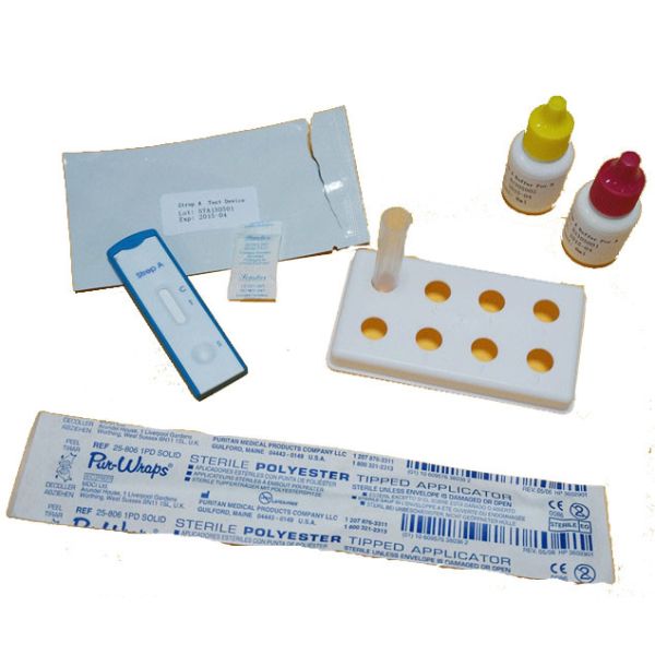 Quality One Step high accuracy  Strep A Rapid Diagnostic test , quick and easily operation, Swab specimen,gold collidal method wholesale