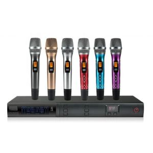 PLL Integrated 105db Control KTV Wireless Microphone System