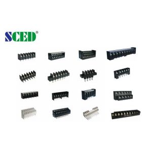 9.525mm PBT Barrier Terminal Block 300V PCB Fixing Screw Connector