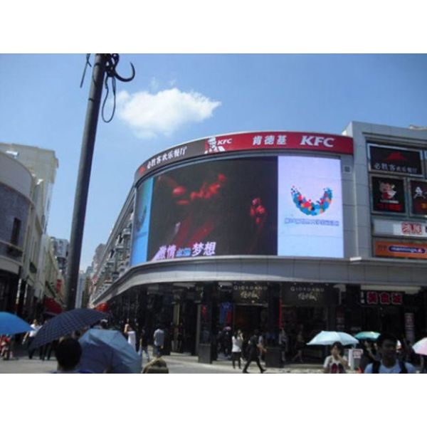 Quality IP65 waterproof high brightness full color hd P4 P5 P6 P8 P10 outdoor fixed led display screen/advertising panel/smart b wholesale