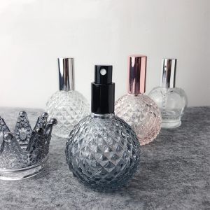 China 100ml pineapple shape glass spray bottle perfume glass empty bottle on sale