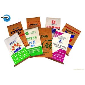 Kraft Paper Laminated PP Woven Bag, Kraft Paper Sack Bags with PP Woven